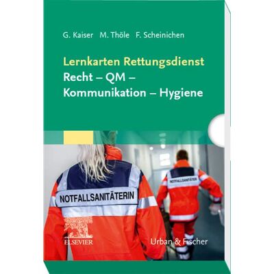 Kaiser Lernkarten Rettungsdienst: Recht – QM – Kommunikation – Hygiene - Preis vom 23.06.2026 11:45:09 h Kaiser Lernkarten Rettungsdienst: Recht – QM – Kommunikation – Hygiene - Preis vom 23.06.2026 11:45:09 h