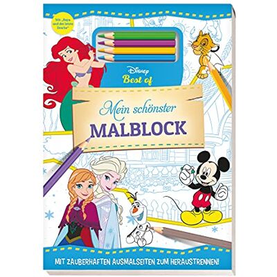 Panini - Disney Best of: Mein schönster Malblock: Block mit 4 Farbstiften - Preis vom 24.06.2026 07:42:13 h Panini - Disney Best of: Mein schönster Malblock: Block mit 4 Farbstiften - Preis vom 24.06.2026 07:42:13 h