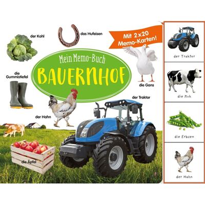 Schwager & Steinlein Verlag - Mein Memo-Buch Bauernhof: Mit 40 Memo-Karten! Für Kinder ab 3 Jahren - Preis vom 24.06.2026 07:42:13 h Schwager & Steinlein Verlag - Mein Memo-Buch Bauernhof: Mit 40 Memo-Karten! Für Kinder ab 3 Jahren - Preis vom 24.06.2026 07:42:13 h