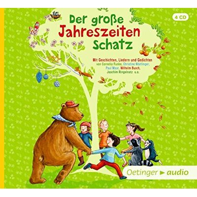 Anja Fröhlich - Der große Jahreszeitenschatz (4CD) Mit Geschichten, Liedern und Gedichten von Kirsten Boie, Cornelia Funke, James Krüss, Astrid Lindgren: Geschichten, Lieder und Gedichte, 228 min. - Preis vom 26.06.2026 19:40:26 h Anja Fröhlich - Der große Jahreszeitenschatz (4CD) Mit Geschichten, Liedern und Gedichten von Kirsten Boie, Cornelia Funke, James Krüss, Astrid Lindgren: Geschichten, Lieder und Gedichte, 228 min. - Preis vom 26.06.2026 19:40:26 h