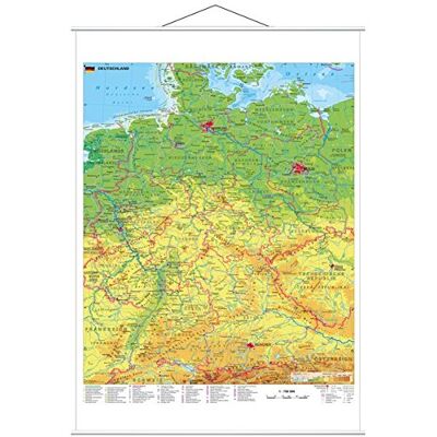 Stiefel Eurocart GmbH - Deutschland physisch - Wandkarte mit Metallbeleistung - Preis vom 21.06.2026 05:42:24 h Stiefel Eurocart GmbH - Deutschland physisch - Wandkarte mit Metallbeleistung - Preis vom 21.06.2026 05:42:24 h