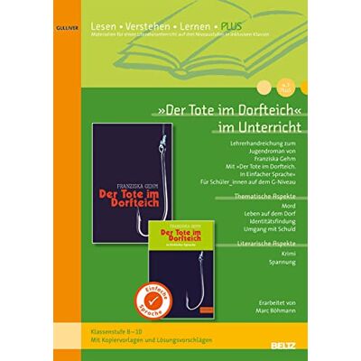 Marc »Der Tote im Dorfteich« im Unterricht PLUS: Lehrerhandreichung zum Jugendroman von Franziska Gehm (Klassenstufe 8-10, mit Kopiervorlagen) - Preis vom 21.06.2026 05:42:24 h Marc »Der Tote im Dorfteich« im Unterricht PLUS: Lehrerhandreichung zum Jugendroman von Franziska Gehm (Klassenstufe 8-10, mit Kopiervorlagen) - Preis vom 21.06.2026 05:42:24 h