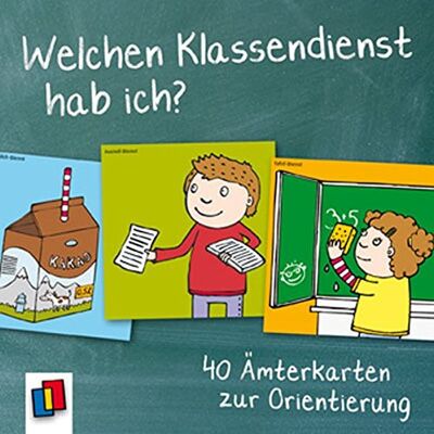 Redaktionsteam Verlag an der Ruhr - Welchen Klassendienst hab ich?: 40 Ämterkarten zur Orientierung - Preis vom 07.08.2026 11:47:26 h Redaktionsteam Verlag an der Ruhr - Welchen Klassendienst hab ich?: 40 Ämterkarten zur Orientierung - Preis vom 07.08.2026 11:47:26 h