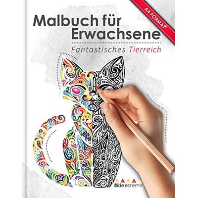 Kleestern Malbuch - Malbuch für Erwachsene: Fantastisches Tierreich (Kleestern®, A4 Format, 40+ Motive) (A4 Malbuch für Erwachsene) - Preis vom 24.06.2026 19:44:00 h Kleestern Malbuch - Malbuch für Erwachsene: Fantastisches Tierreich (Kleestern®, A4 Format, 40+ Motive) (A4 Malbuch für Erwachsene) - Preis vom 24.06.2026 19:44:00 h