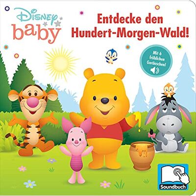 Disney Baby - Entdecke den Hundert-Morgen-Wald! - Pappbilderbuch mit 6 integrierten Sounds - Soundbuch für Kinder ab 18 Monaten - Preis vom 21.06.2026 05:42:24 h Disney Baby - Entdecke den Hundert-Morgen-Wald! - Pappbilderbuch mit 6 integrierten Sounds - Soundbuch für Kinder ab 18 Monaten - Preis vom 21.06.2026 05:42:24 h