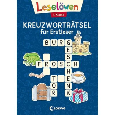 Loewe Leselöwen Kreuzworträtsel für Erstleser - 1. Klasse (Marineblau): Rätsel-Spaß zum Lesen- und Schreibenlernen für Kinder ab 6 Jahren (Leselöwen Rätselwelt) - Preis vom 22.06.2026 23:23:57 h Loewe Leselöwen Kreuzworträtsel für Erstleser - 1. Klasse (Marineblau): Rätsel-Spaß zum Lesen- und Schreibenlernen für Kinder ab 6 Jahren (Leselöwen Rätselwelt) - Preis vom 22.06.2026 23:23:57 h