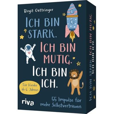 Birigt Gattringer - Ich bin stark. Ich bin mutig. Ich bin ich.: 55 liebevolle Impulse für mehr Selbstvertrauen Für Kinder ab 6. Mehr Selbstbewusstsein, Mut, innere Stärke. Geschenk für Enkel, Patenkind - Preis vom 24.06.2026 07:42:13 h Birigt Gattringer - Ich bin stark. Ich bin mutig. Ich bin ich.: 55 liebevolle Impulse für mehr Selbstvertrauen Für Kinder ab 6. Mehr Selbstbewusstsein, Mut, innere Stärke. Geschenk für Enkel, Patenkind - Preis vom 24.06.2026 07:42:13 h