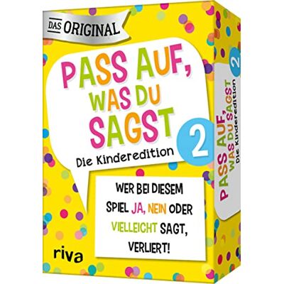 Emma Hegemann - Pass auf, was du sagst – Die Kinderedition 2: Wer bei diesem Spiel »Ja«, »Nein« oder »Vielleicht« sagt, verliert! Das Original. Das perfekte Geschenk zum Geburtstag. Ab 6 Jahren - Preis vom 24.06.2026 07:42:13 h Emma Hegemann - Pass auf, was du sagst – Die Kinderedition 2: Wer bei diesem Spiel »Ja«, »Nein« oder »Vielleicht« sagt, verliert! Das Original. Das perfekte Geschenk zum Geburtstag. Ab 6 Jahren - Preis vom 24.06.2026 07:42:13 h