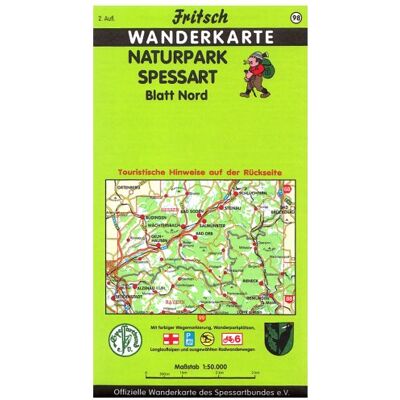 Fritsch Karten, Nr.98, Naturpark Spessart, Blatt Nord: Bad Soden, Salmünster, Bad Orb. Offizielle Wanderkarte des Spessartbundes. Mit touristischen ... Langlaufloipen und Radwanderwegen - Preis vom 24.06.2026 19:44:00 h Fritsch Karten, Nr.98, Naturpark Spessart, Blatt Nord: Bad Soden, Salmünster, Bad Orb. Offizielle Wanderkarte des Spessartbundes. Mit touristischen ... Langlaufloipen und Radwanderwegen - Preis vom 24.06.2026 19:44:00 h