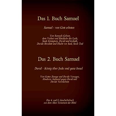 Martin Luther - Das 4. und 5. Geschichtsbuch aus dem Alten Testament der Bibel: Das 1. Buch Samuel - Das 2. Buch Samuel (Die Bücher der Bibel als Einzelausgabe) - Preis vom 23.06.2026 11:45:09 h Martin Luther - Das 4. und 5. Geschichtsbuch aus dem Alten Testament der Bibel: Das 1. Buch Samuel - Das 2. Buch Samuel (Die Bücher der Bibel als Einzelausgabe) - Preis vom 23.06.2026 11:45:09 h