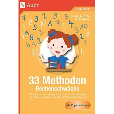 Becker 33 Methoden Rechenschwäche: Kreative abwechslungsreiche Ideen und Materialien für einen motivierenden Mathematikunterricht (1. bis 4. Klasse) - Preis vom 17.06.2026 05:34:31 h Becker 33 Methoden Rechenschwäche: Kreative abwechslungsreiche Ideen und Materialien für einen motivierenden Mathematikunterricht (1. bis 4. Klasse) - Preis vom 17.06.2026 05:34:31 h