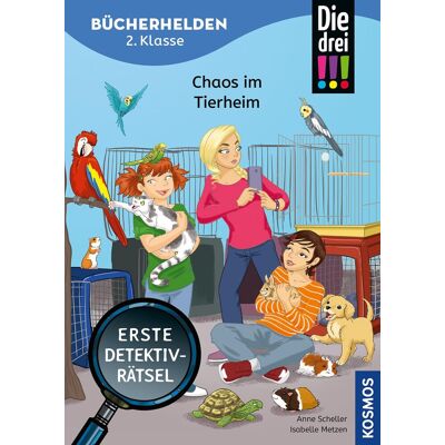 Anne Scheller - Die drei !!!, Bücherhelden 2. Klasse, Chaos im Tierheim: Erste Detektivrätsel, Erstleser Kinder ab 7 Jahre - Preis vom 22.06.2026 23:23:57 h Anne Scheller - Die drei !!!, Bücherhelden 2. Klasse, Chaos im Tierheim: Erste Detektivrätsel, Erstleser Kinder ab 7 Jahre - Preis vom 22.06.2026 23:23:57 h