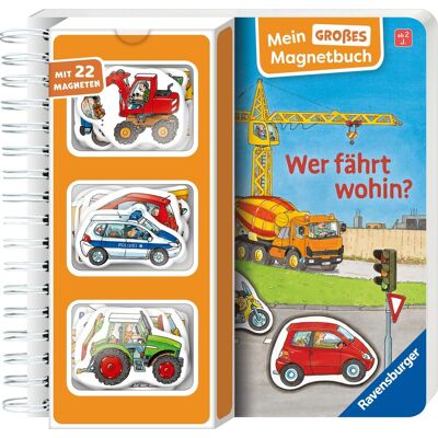 Susanne Gernhäuser - Mein großes Magnetbuch: Wer fährt wohin? - Magnet-Spielbuch ab 2 Jahren, Bilderbuch: Mit 22 Magneten - Preis vom 16.06.2026 05:30:18 h Susanne Gernhäuser - Mein großes Magnetbuch: Wer fährt wohin? - Magnet-Spielbuch ab 2 Jahren, Bilderbuch: Mit 22 Magneten - Preis vom 16.06.2026 05:30:18 h