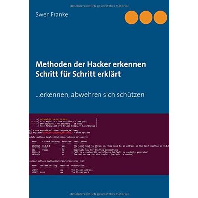 Franke Methoden der Hacker erkennen. Schritt für Schritt erklärt: ... erkennen, abwehren sich schützen - Preis vom 24.06.2026 07:42:13 h Franke Methoden der Hacker erkennen. Schritt für Schritt erklärt: ... erkennen, abwehren sich schützen - Preis vom 24.06.2026 07:42:13 h