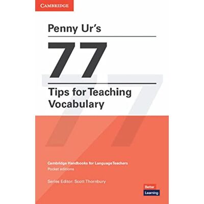 Scott Penny Ur's 77 Tips for Teaching Vocabulary: Paperback - Preis vom 20.06.2026 05:23:55 h Scott Penny Ur's 77 Tips for Teaching Vocabulary: Paperback - Preis vom 20.06.2026 05:23:55 h