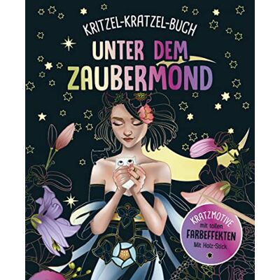 Unter dem Zaubermond - Kritzel-Kratzel-Buch für Kinder ab 7 Jahren: 12 Kratzmotive mit tollen Farbeffekten. Mit Bambus-Stick - Preis vom 19.06.2026 05:29:47 h Unter dem Zaubermond - Kritzel-Kratzel-Buch für Kinder ab 7 Jahren: 12 Kratzmotive mit tollen Farbeffekten. Mit Bambus-Stick - Preis vom 19.06.2026 05:29:47 h