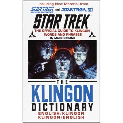 Marc The Klingon Dictionary: English/Klingon, Klingon/English (Star Trek) - Preis vom 20.06.2026 05:23:55 h Marc The Klingon Dictionary: English/Klingon, Klingon/English (Star Trek) - Preis vom 20.06.2026 05:23:55 h
