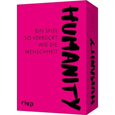 Emma Hegemann - Humanity – Ein Spiel so verrückt wie die Menschheit: Kartenspiel für Erwachsene mit schwarzem Humor. Witziges Geschenk und Mitbringsel zum nächsten Spieleabend. Ab 18 Jahren - Preis vom 24.06.2026 07:42:13 h Emma Hegemann - Humanity – Ein Spiel so verrückt wie die Menschheit: Kartenspiel für Erwachsene mit schwarzem Humor. Witziges Geschenk und Mitbringsel zum nächsten Spieleabend. Ab 18 Jahren - Preis vom 24.06.2026 07:42:13 h