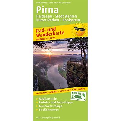Pirna, Pillnitz - Stadt Wehlen - Kurort Rathen - Königstein: Rad- und Wanderkarte mit Ausflugszielen, Einkehr- & Freizeittipps, wetterfest, reissfest, ... 1:25000 (Rad- und Wanderkarte / RuWK) - Preis vom 17.06.2026 05:34:31 h Pirna, Pillnitz - Stadt Wehlen - Kurort Rathen - Königstein: Rad- und Wanderkarte mit Ausflugszielen, Einkehr- & Freizeittipps, wetterfest, reissfest, ... 1:25000 (Rad- und Wanderkarte / RuWK) - Preis vom 17.06.2026 05:34:31 h