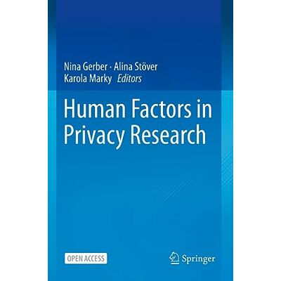 Gerber Human Factors in Privacy Research - Preis vom 22.06.2026 11:45:37 h Gerber Human Factors in Privacy Research - Preis vom 22.06.2026 11:45:37 h