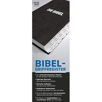 Bibel-Griffregister weiß - Preis vom 23.06.2026 11:45:09 h Bibel-Griffregister weiß - Preis vom 23.06.2026 11:45:09 h