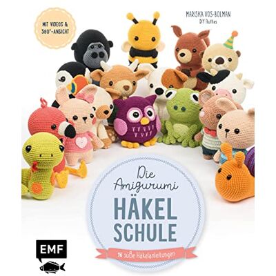 Mariska Vos-Bolman - Die Amigurumi-Häkelschule: Häkeln einfach erklärt: alle Grundlagen mit Videos und jede Tier-Figur mit 360-Grad-Ansicht und Schrittbildern - Preis vom 22.06.2026 11:45:37 h Mariska Vos-Bolman - Die Amigurumi-Häkelschule: Häkeln einfach erklärt: alle Grundlagen mit Videos und jede Tier-Figur mit 360-Grad-Ansicht und Schrittbildern - Preis vom 22.06.2026 11:45:37 h