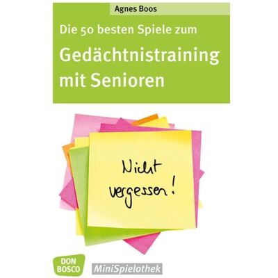 Boos Die 50 besten Spiele zum Gedächtnistraining mit Senioren - Preis vom 18.06.2026 05:44:55 h Boos Die 50 besten Spiele zum Gedächtnistraining mit Senioren - Preis vom 18.06.2026 05:44:55 h