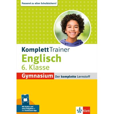 Klett KomplettTrainer Gymnasium Englisch 6. Klasse: Mit Audios und extra Aufgaben in der Scan2Learn-App - Preis vom 16.06.2026 05:30:18 h Klett KomplettTrainer Gymnasium Englisch 6. Klasse: Mit Audios und extra Aufgaben in der Scan2Learn-App - Preis vom 16.06.2026 05:30:18 h