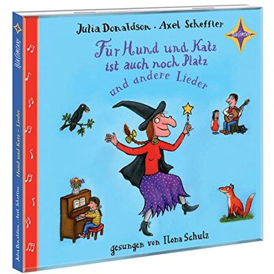 Julia Donaldson - Für Hund und Katz ist auch noch Platz und andere Lieder: Gesungen von Ilona Schulz, 1 CD, Digipack. Laufzeit ca. 40 Min. - Preis vom 23.06.2026 11:45:09 h Julia Donaldson - Für Hund und Katz ist auch noch Platz und andere Lieder: Gesungen von Ilona Schulz, 1 CD, Digipack. Laufzeit ca. 40 Min. - Preis vom 23.06.2026 11:45:09 h
