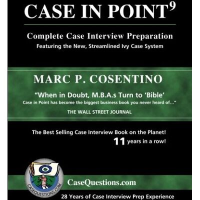 Marc Case in Point 9: Complete Case Interview Preparation - Preis vom 21.06.2026 05:42:24 h Marc Case in Point 9: Complete Case Interview Preparation - Preis vom 21.06.2026 05:42:24 h