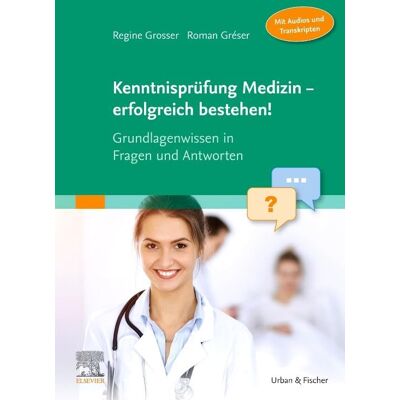 Regine Grosser - Kenntnisprüfung Medizin - erfolgreich bestehen!: Grundlagenwissen in Fragen und Antworten (Audios zum Download) - Preis vom 18.06.2026 05:44:55 h Regine Grosser - Kenntnisprüfung Medizin - erfolgreich bestehen!: Grundlagenwissen in Fragen und Antworten (Audios zum Download) - Preis vom 18.06.2026 05:44:55 h