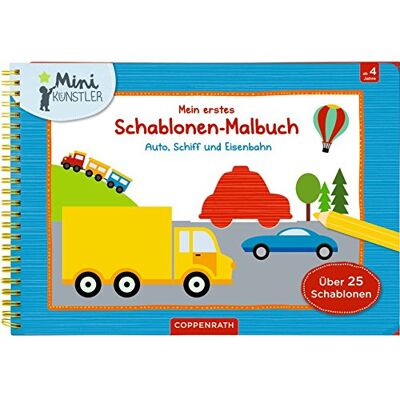 Mein erstes Schablonen-Malbuch: Auto, Schiff und Eisenbahn (Mini-Künstler) - Preis vom 24.06.2026 19:44:00 h Mein erstes Schablonen-Malbuch: Auto, Schiff und Eisenbahn (Mini-Künstler) - Preis vom 24.06.2026 19:44:00 h
