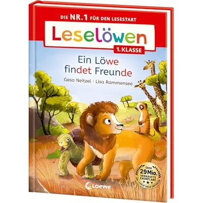 Gesa Neitzel - Leselöwen 1. Klasse - Ein Löwe findet Freunde: Die Nr. 1 für den Lesestart - Mit Leselernschrift ABeZeh - Erstlesebuch für Kinder ab 6 Jahren - Preis vom 22.06.2026 23:23:57 h Gesa Neitzel - Leselöwen 1. Klasse - Ein Löwe findet Freunde: Die Nr. 1 für den Lesestart - Mit Leselernschrift ABeZeh - Erstlesebuch für Kinder ab 6 Jahren - Preis vom 22.06.2026 23:23:57 h