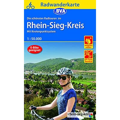 BVA BikeMedia GmbH - Radwanderkarte BVA Radwandern im Rhein-Sieg-Kreis 1:50.000, reiß- und wetterfest, GPS-Tracks Download: Mit Knotenpunktsystem (Radwanderkarte 1:50.000) - Preis vom 17.06.2026 05:34:31 h BVA BikeMedia GmbH - Radwanderkarte BVA Radwandern im Rhein-Sieg-Kreis 1:50.000, reiß- und wetterfest, GPS-Tracks Download: Mit Knotenpunktsystem (Radwanderkarte 1:50.000) - Preis vom 17.06.2026 05:34:31 h