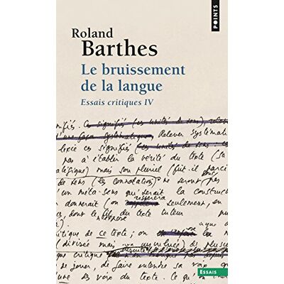 Roland Essais critiques. Vol. 4. Le bruissement de la langue - Preis vom 20.06.2026 05:23:55 h Roland Essais critiques. Vol. 4. Le bruissement de la langue - Preis vom 20.06.2026 05:23:55 h