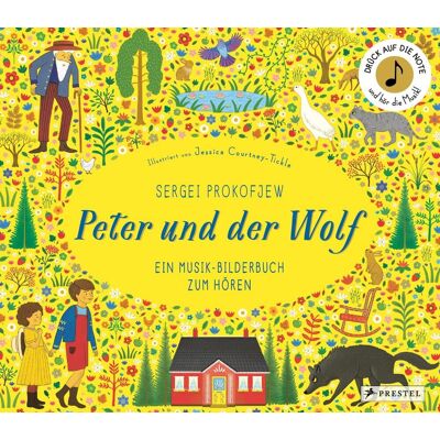 Jessica Courtney-Tickle - Sergei Prokofjew. Peter und der Wolf: Ein Musik-Bilderbuch zum Hören mit 10 Soundmodulen. Für Kinder ab 4 Jahren (Prestel junior Sound-Bücher, Band 10) - Preis vom 22.06.2026 23:23:57 h Jessica Courtney-Tickle - Sergei Prokofjew. Peter und der Wolf: Ein Musik-Bilderbuch zum Hören mit 10 Soundmodulen. Für Kinder ab 4 Jahren (Prestel junior Sound-Bücher, Band 10) - Preis vom 22.06.2026 23:23:57 h