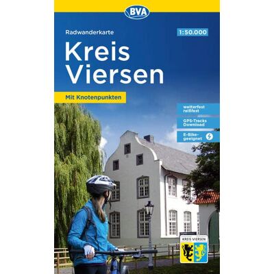 BVA BikeMedia GmbH - Radwanderkarte BVA Kreis Viersen mit Knotenpunkten, 1:50.000, reiß- und wetterfest, GPS-Tracks Download, E-Bike-geeignet (Radwanderkarte 1:50.000) - Preis vom 22.06.2026 23:23:57 h BVA BikeMedia GmbH - Radwanderkarte BVA Kreis Viersen mit Knotenpunkten, 1:50.000, reiß- und wetterfest, GPS-Tracks Download, E-Bike-geeignet (Radwanderkarte 1:50.000) - Preis vom 22.06.2026 23:23:57 h