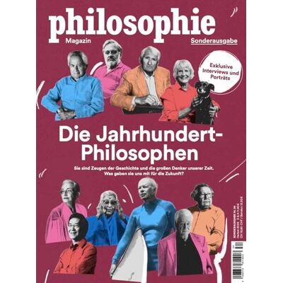 Philosophie Magazin Sonderausgabe Die Jahrhundert-Philosophen: Sie sind Zeugen der Geschichte und die großen Denker unserer Zeit. Was geben sie uns mit für die Zukunft? - Preis vom 25.06.2026 07:42:02 h Philosophie Magazin Sonderausgabe Die Jahrhundert-Philosophen: Sie sind Zeugen der Geschichte und die großen Denker unserer Zeit. Was geben sie uns mit für die Zukunft? - Preis vom 25.06.2026 07:42:02 h