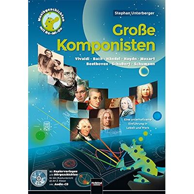 Stephan Unterberger - Große Komponisten: Heft inkl. Audio-CD (Musik-Geschichten mit Re-Mi-Do) - Preis vom 17.06.2026 05:34:31 h Stephan Unterberger - Große Komponisten: Heft inkl. Audio-CD (Musik-Geschichten mit Re-Mi-Do) - Preis vom 17.06.2026 05:34:31 h