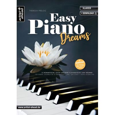 Easy Piano Dreams: 15 romantische, leicht spielbare Klavierstücke zum Träumen – für Kinder, Jugendliche & Erwachsene (inkl. QR-Codes + Audio-Download). Spielstücke. Klaviernoten - Preis vom 20.06.2026 05:23:55 h Easy Piano Dreams: 15 romantische, leicht spielbare Klavierstücke zum Träumen – für Kinder, Jugendliche & Erwachsene (inkl. QR-Codes + Audio-Download). Spielstücke. Klaviernoten - Preis vom 20.06.2026 05:23:55 h