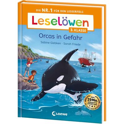 Sabine Giebken - Leselöwen 3. Klasse - Orcas in Gefahr: Die Nr. 1 für den Leseerfolg - Mit Leselernschrift ABeZeh - Lesespaß für Kinder ab 8 Jahren - Preis vom 16.06.2026 05:30:18 h Sabine Giebken - Leselöwen 3. Klasse - Orcas in Gefahr: Die Nr. 1 für den Leseerfolg - Mit Leselernschrift ABeZeh - Lesespaß für Kinder ab 8 Jahren - Preis vom 16.06.2026 05:30:18 h