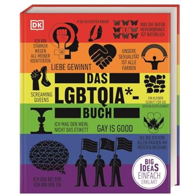 Jon Astbury - Big Ideas. Das LGBTQIA*-Buch: Big Ideas – einfach erklärt. Geballtes Wissen über die Geschichte von LGBTQIA*-Menschen, ihre Kultur, wichtige Ereignisse und Meilensteine - Preis vom 24.06.2026 19:44:00 h Jon Astbury - Big Ideas. Das LGBTQIA*-Buch: Big Ideas – einfach erklärt. Geballtes Wissen über die Geschichte von LGBTQIA*-Menschen, ihre Kultur, wichtige Ereignisse und Meilensteine - Preis vom 24.06.2026 19:44:00 h