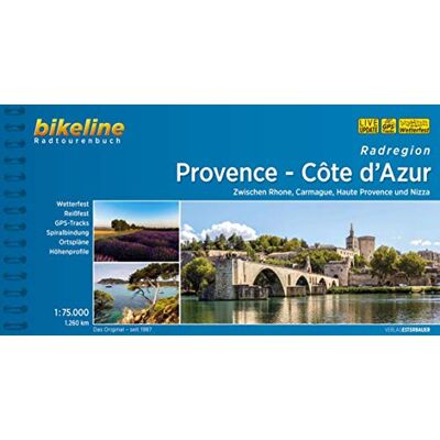 Esterbauer Verlag - Radregion Provence - Côte d’Azur: Zwischen Rhone, Carmague, Haute Provence und Nizza, 1:75.000, 1.716 km, wetterfest/reißfest, GPS-Tracks Download, LiveUpdate (Bikeline Radtourenbücher) - Preis vom 20.06.2026 05:23:55 h Esterbauer Verlag - Radregion Provence - Côte d’Azur: Zwischen Rhone, Carmague, Haute Provence und Nizza, 1:75.000, 1.716 km, wetterfest/reißfest, GPS-Tracks Download, LiveUpdate (Bikeline Radtourenbücher) - Preis vom 20.06.2026 05:23:55 h