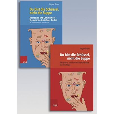 Hagen Böser - Du bist die Schüssel, nicht die Suppe: Akzeptanz- und Commitmenttherapie für den Alltag - Buch und Karten - Preis vom 24.06.2026 07:42:13 h Hagen Böser - Du bist die Schüssel, nicht die Suppe: Akzeptanz- und Commitmenttherapie für den Alltag - Buch und Karten - Preis vom 24.06.2026 07:42:13 h