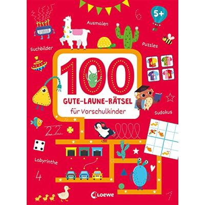Loewe 100 Gute-Laune-Rätsel bis zum Schulanfang: Beschäftigungsbuch für Vorschüler und Schulanfänger ab 5 Jahren - Preis vom 23.06.2026 11:45:09 h Loewe 100 Gute-Laune-Rätsel bis zum Schulanfang: Beschäftigungsbuch für Vorschüler und Schulanfänger ab 5 Jahren - Preis vom 23.06.2026 11:45:09 h