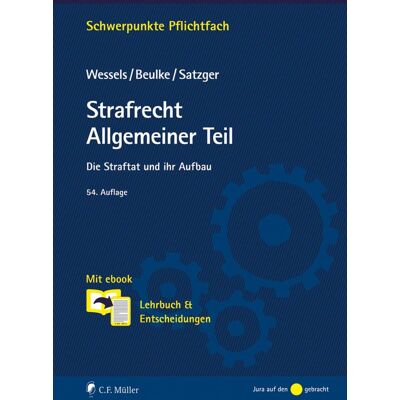 Johannes Wessels - Strafrecht Allgemeiner Teil: Die Straftat und ihr Aufbau. Mit Ebook: Lehrbuch & Entscheidungen (Schwerpunkte Pflichtfach) - Preis vom 19.06.2026 05:29:47 h Johannes Wessels - Strafrecht Allgemeiner Teil: Die Straftat und ihr Aufbau. Mit Ebook: Lehrbuch & Entscheidungen (Schwerpunkte Pflichtfach) - Preis vom 19.06.2026 05:29:47 h