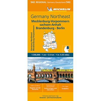 Mecklenburg-Vorpommern, Sachsen-Anhalt, Brandenburg, Berlin: Straßen- und Tourismuskarte 1:350.000; Auflage 2018 (MICHELIN Regionalkarten) - Preis vom 16.06.2026 05:30:18 h Mecklenburg-Vorpommern, Sachsen-Anhalt, Brandenburg, Berlin: Straßen- und Tourismuskarte 1:350.000; Auflage 2018 (MICHELIN Regionalkarten) - Preis vom 16.06.2026 05:30:18 h