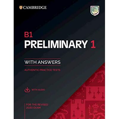 Cambridge English Preliminary 1 for revised exam from 2020: Student's Book with Answers with downloadable audio - Preis vom 24.06.2026 19:44:00 h Cambridge English Preliminary 1 for revised exam from 2020: Student's Book with Answers with downloadable audio - Preis vom 24.06.2026 19:44:00 h