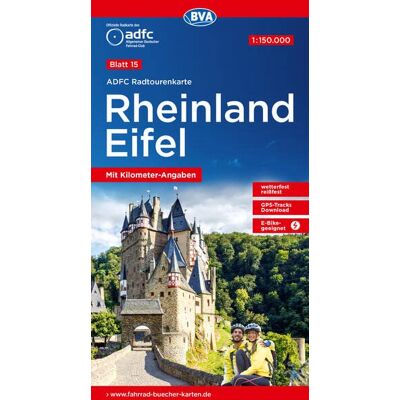 Allgemeiner Deutscher Fahrrad-Club e.V. (ADFC) - ADFC-Radtourenkarte 15 Rheinland /Eifel 1:150.000, reiß- und wetterfest, E-Bike geeignet, GPS-Tracks Download, mit Bett+Bike Symbolen, mit Kilometer-Angaben (ADFC-Radtourenkarte 1:150.000) - Preis vom 20.06 Allgemeiner Deutscher Fahrrad-Club e.V. (ADFC) - ADFC-Radtourenkarte 15 Rheinland /Eifel 1:150.000, reiß- und wetterfest, E-Bike geeignet, GPS-Tracks Download, mit Bett+Bike Symbolen, mit Kilometer-Angaben (ADFC-Radtourenkarte 1:150.000) - Preis vom 20.06