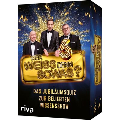 Wer weiß denn sowas? 6 – Das Jubiläumsquiz zur beliebten Wissensshow: Trainiere dein Allgemeinwissen mit Kai Pflaume. Geschenk für Spiele-Fans zum Geburtstag (WWDS Quiz, Band 6) - Preis vom 24.06.2026 07:42:13 h Wer weiß denn sowas? 6 – Das Jubiläumsquiz zur beliebten Wissensshow: Trainiere dein Allgemeinwissen mit Kai Pflaume. Geschenk für Spiele-Fans zum Geburtstag (WWDS Quiz, Band 6) - Preis vom 24.06.2026 07:42:13 h
